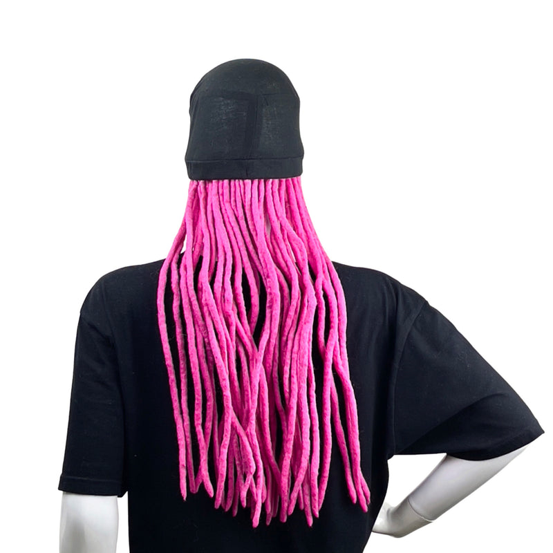 Fanlocks Skullcap-Pink-FullColor-Back-Woman