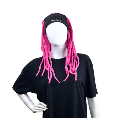 Fanlocks Headband-Pink-Front-Woman