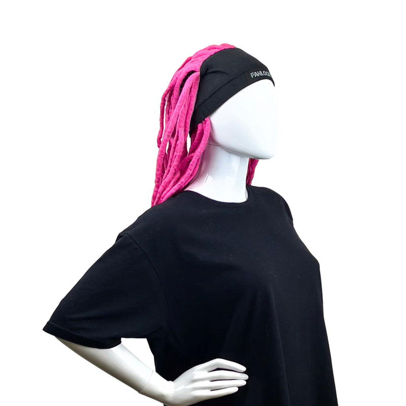 Fanlocks Headband-Pink-Side-Woman