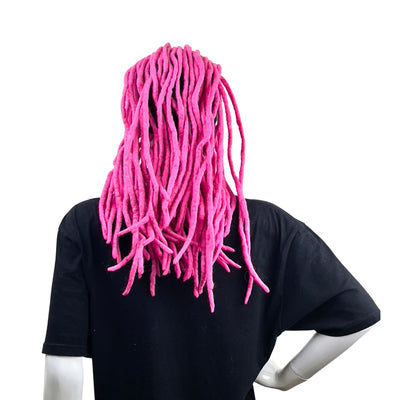 Fanlocks Headband-Pink-Back-Woman